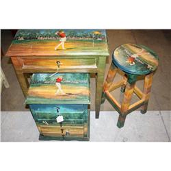 Hand Painted Golf Theme Furniture