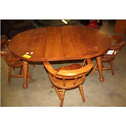 Extending roundtable with 4 chairs