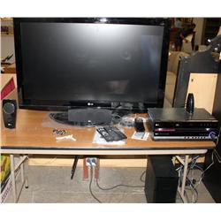46 LG Flatscreen TV & Surround System"