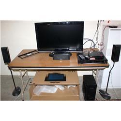 31 Sharp Flatscreen TV w/ Surround System"