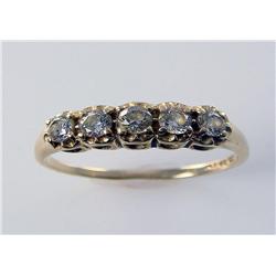 5 Stone CZ Ring