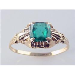 AAA Grade Columbian Emerald Ring