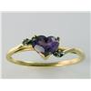 Image 1 : Amethyst & Diamond Ladies Ring