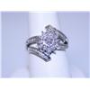 Image 1 : 10k White Gold Diamond Ring 4 grams