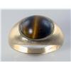 Image 1 : Men's 15ct AAA Grade Tigers Eye Ring