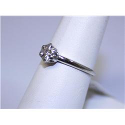 14k Gold Diamond Ring 2.3 grams