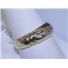 Image 2 : 14k Gold Diamond Men's Ring 5.3 grams