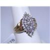 Image 1 : 10k Diamond Dinner Ring 3.4 grams
