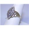 Image 2 : 10k Diamond Dinner Ring 3.4 grams