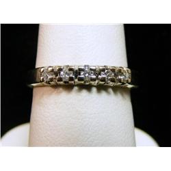 14k White Gold Diamond Ring