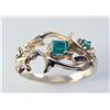Image 1 : AAA Grade Columbian Emerald & Diamond Ring