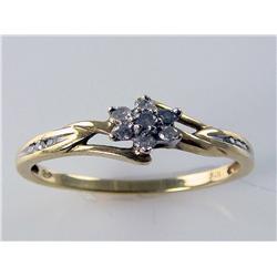 Diamond Star Style Ladies Ring