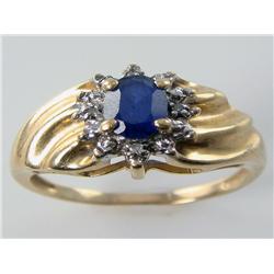 Cashmere Sapphire & Diamond Ring