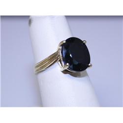 14k Gold Sapphire Ring 3.5 grams