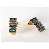 Image 1 : AAA Grade Columbian Emerald & Diamond Earrings