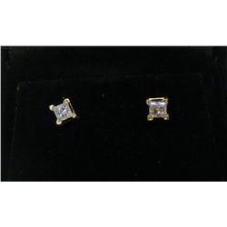14k Diamond Stud Earrings 0.24 ctw