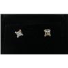 Image 1 : 14k Diamond Stud Earrings 0.24 ctw