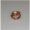 Image 1 : 14k Gold Earrings w/Stones