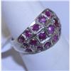 Image 1 : Sterling Ring w/2.5 ctw Red Rubies