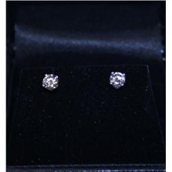 14k Diamond Stud Earrings 0.42 ctw