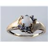 Image 1 : Australian Opal & Diamond Ring