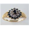 Image 1 : Cashmere Sapphire & Diamond Cluster Ring