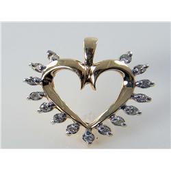 Diamond Heart of Love Women’s Pendant