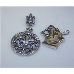 (2) Sterling Pendants 20 grams