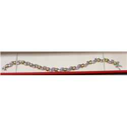 10k Gold Diamond Bracelet 9.7grams