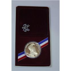 1984 Olympics Silver Dollar Coliseum Coin