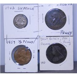 (4) Misc. United Kingdom Coinage