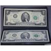 Image 1 : (2) Uncirculated $2 Dollar Bills
