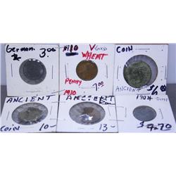 Lot of 6 Misc. Coins
