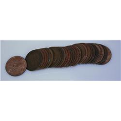Lot of British Pennies/Half Pennies 1916-1968