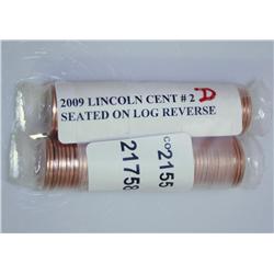 2 Rolls 2009 D Pennies