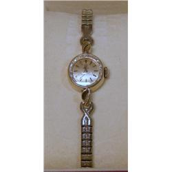 14k White Gold Ladies Omega Wrist Watch