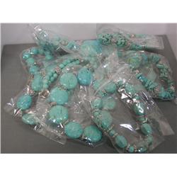 Lot of 10 Turquoise Bracelets
