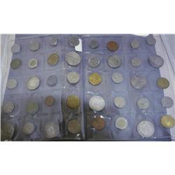 2 Page Sheet of Misc. Coins