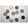 Image 1 : 11 Misc. Indian Head Pennies