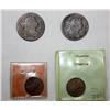 Image 1 : 2-- 1700's Large Cents and 2 --1909 VDB Pennies