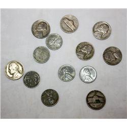 Lot- War Nickels & Pennies