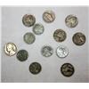 Image 1 : Lot- War Nickels & Pennies