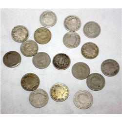 18 Misc. Liberty Nickels