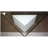 Image 1 : Triangular Glass Coffee Table