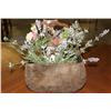 Image 1 : Vintage Chinese Rice Bucket Centerpiece
