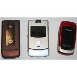 Lot of 3 Cell Phones