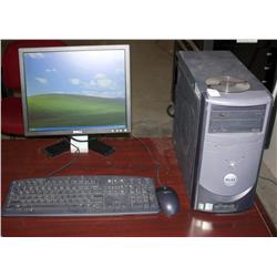 Dell PC 2.80 GHz, 2.8GHZ,256 MB Ram W/LCD Monitor