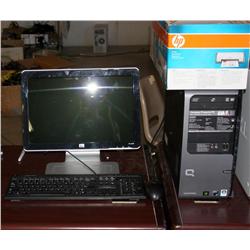 Compaq PC W/HP Printer & LCD Widescreen