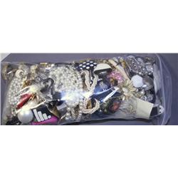 Bag Lot of Costume Jewelry