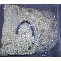 Bag Lot of Costume Jewelry